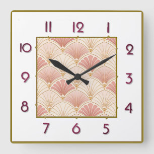 Horloge Carrée Art Déco