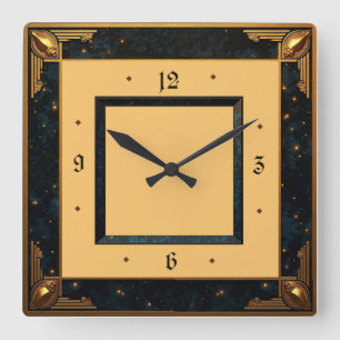 Horloge Carrée Art Déco