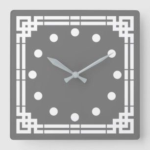 Horloge Carrée Art déco