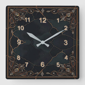Horloge Carrée Art Déco