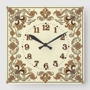Horloge Carrée Art Déco