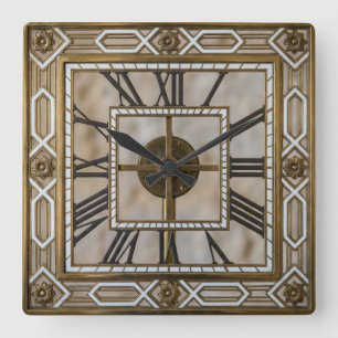 Horloge Carrée Art Déco