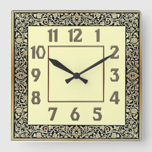 Horloge Carrée Art Déco