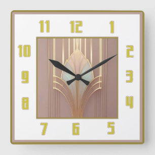 Horloge Carrée Art Déco