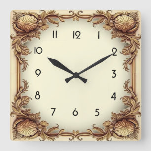 Horloge Carrée Art Déco