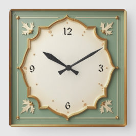 Horloge Carrée Art déco mint