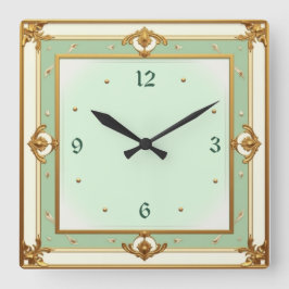 Horloge Carrée Art déco mint
