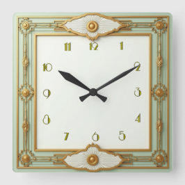 Horloge Carrée Art déco mint