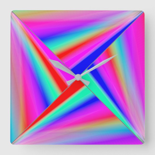 Horloge Carrée Art moderne  (Recto)