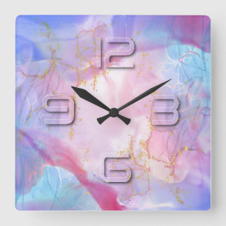 Horloge Carrée Art moderne