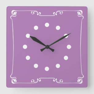Horloge Carrée Art nouveau