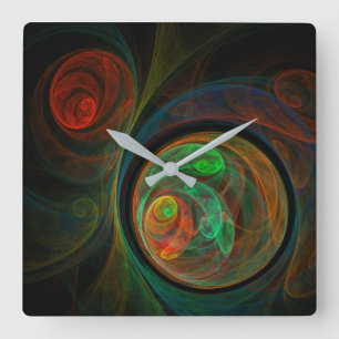 Horloge Carrée Art square