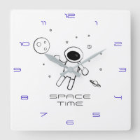 Astronaut dans l'espace - Sketting Art en noir et 