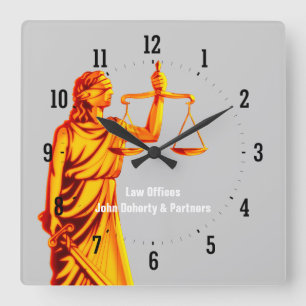 Horloge Carrée Attorney at Law - Time for Justice