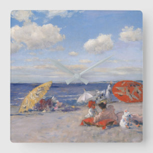 Horloge Carrée Au bord de la mer   c.1892