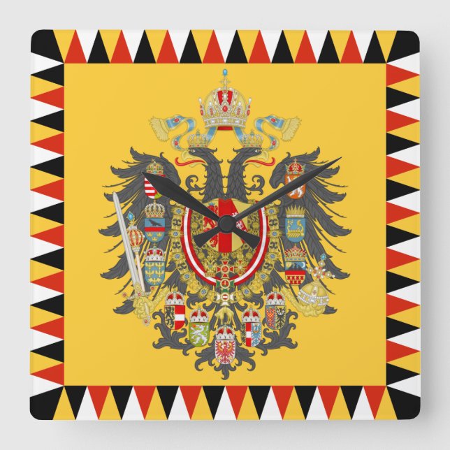 Horloge Carrée Autriche (Recto)