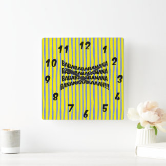 Horloge Carrée Babababanana Minions