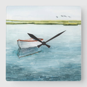 Horloge Carrée Baie d'Anchored I