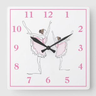 Horloge Carrée Ballerinas