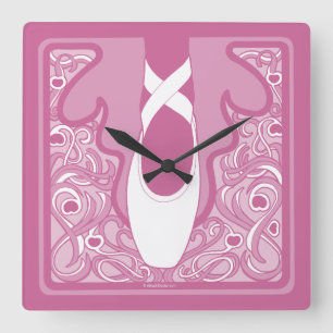 Horloge Carrée Ballet Nouveau