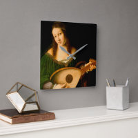 Bartolomeo Veneto Lady Jouer Lute Portrait Art