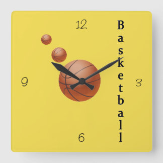 Horloge Carrée Basket