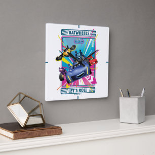 Horloge Carrée Batwheel™ - Roulons