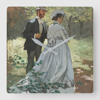 Horloge Carrée Bazille et Camille (1865) par Claude Monet