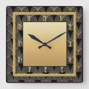 Horloge Carrée Beau Art Déco