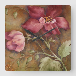 Horloge Carrée Beautés antiques I