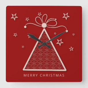 Horloge Carrée Beautiful Christmas Wall Clock
