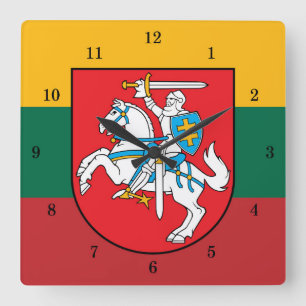 Horloge Carrée Beautiful Lithuanian