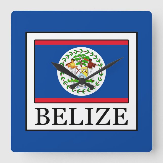Horloge Carrée Belize (Recto)