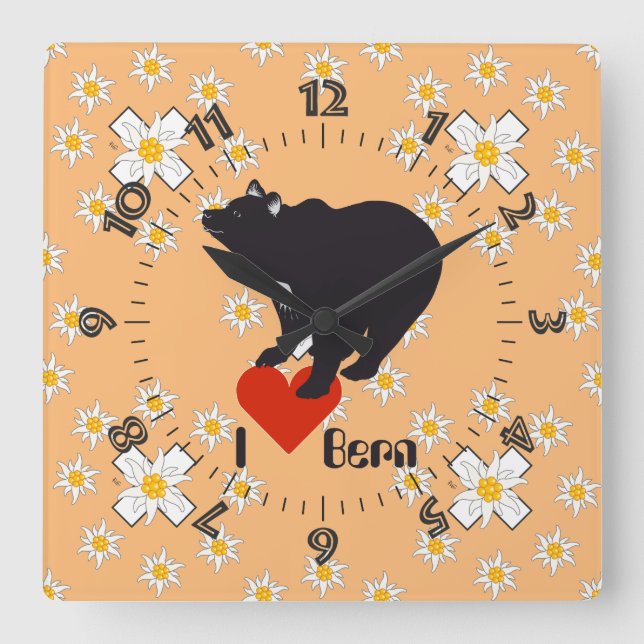 Horloge Carrée Berne Berne Berna Schweiz Suisse Svizra (Recto)