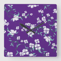 Bestseller floral violet bleu design pour mariage