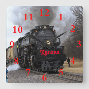 Horloge Carrée Big Boy 4014 Black Wolf Kansas