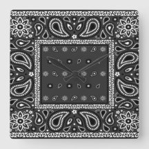 Black Paisley Bandana Anniversaire Hip hop Rap Éca