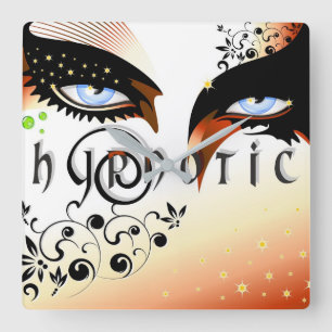 Horloge Carrée Blue Eyes Mode maquiller