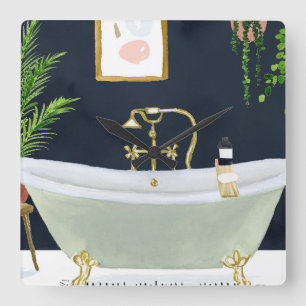 Horloge Carrée Boho Bath Ier