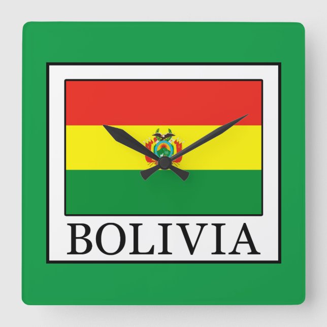 Horloge Carrée Bolivie (Recto)