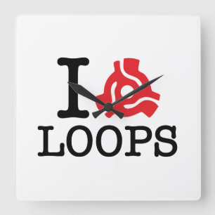 Horloge Carrée Boucles d'adaptateur I 45