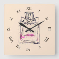 Bouteille de parfum illustration mode pop art