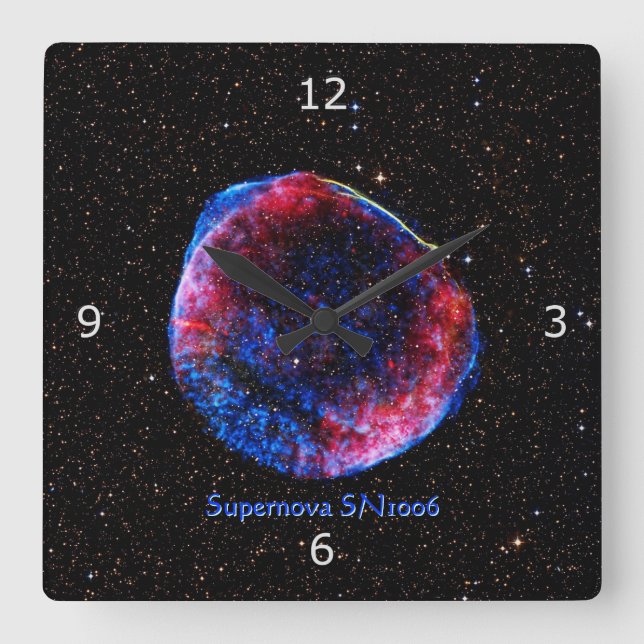 Horloge Carrée Brightest Supernova Ever space picture (Recto)