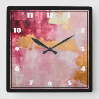 Brush artistique touche or et rose