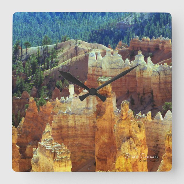 Horloge Carrée Bryce Canyon (Recto)