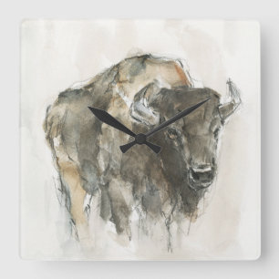 Horloge Carrée Buffalo Ier d'Amérique