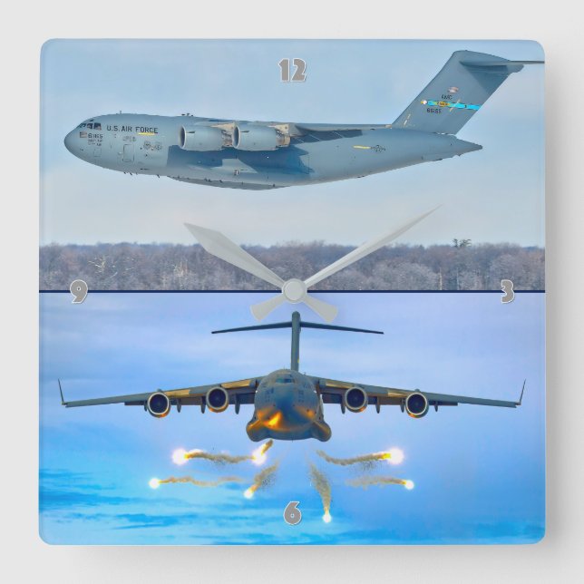 HORLOGE CARRÉE C-17 GLOBEMASTER III (Recto)