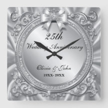 Cadeau de 25e anniversaire de mariage en diamants 
