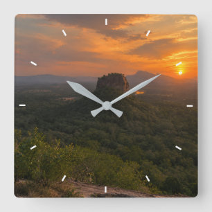 Horloge Carrée Cadran mural personnalisé Ajoutez votre propre Cré