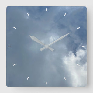 Horloge Carrée Cadran mural personnalisé (ajoutez votre propre ph